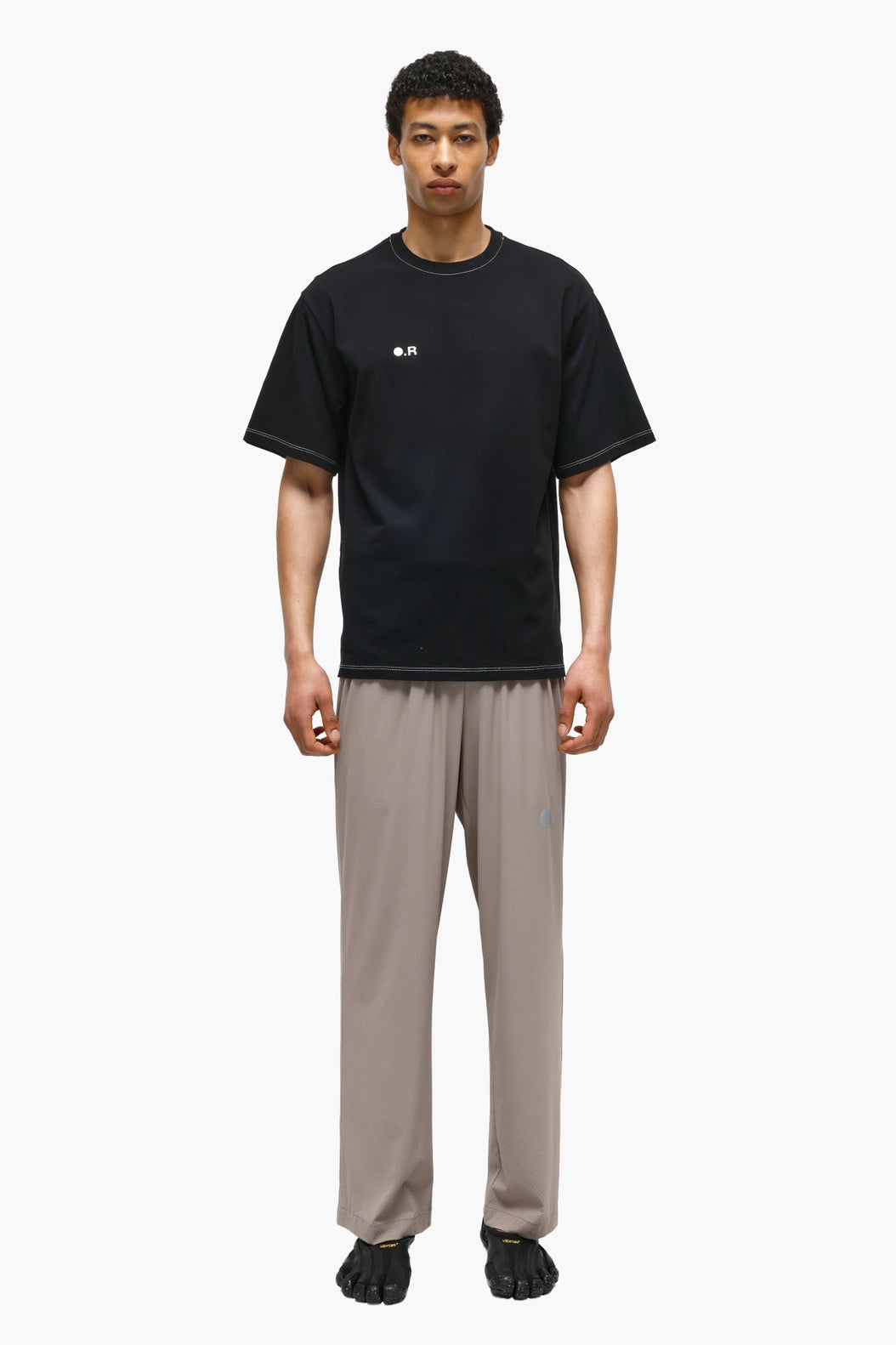 Optimistic Runners, Cotton OR T-shirt, Black