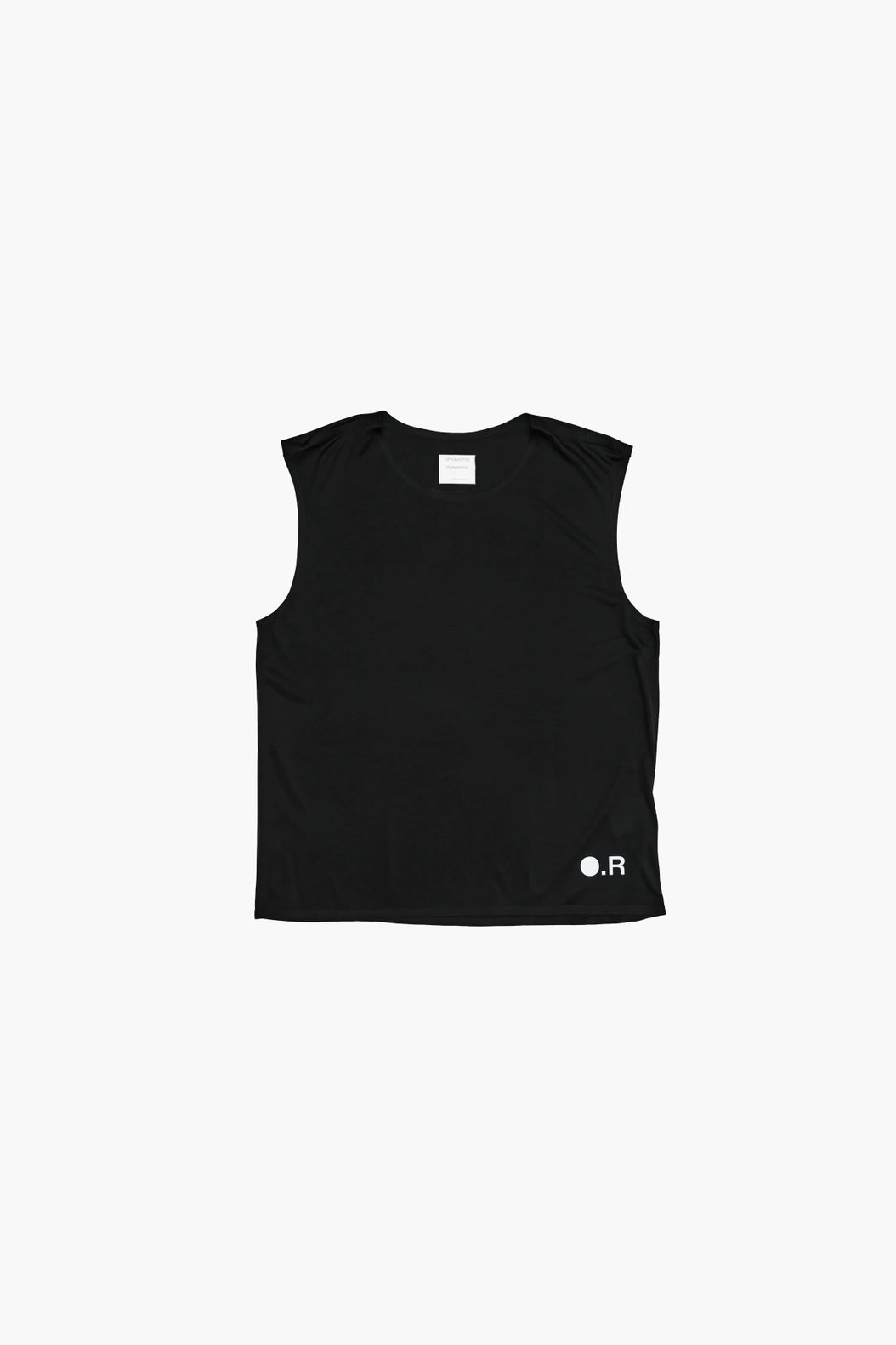Optimistic Runners, Recycled OR Tank Top, Black
