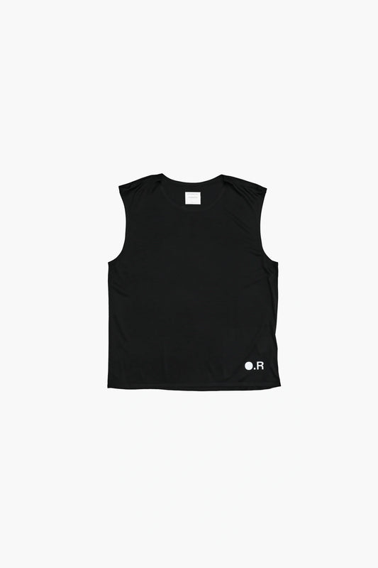 Optimistic Runners, Recycled OR Tank Top, Black
