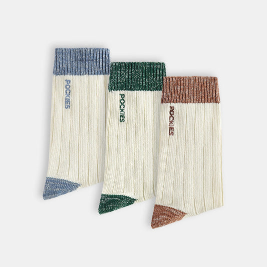 Pockies, 3-Pack Chunky Socks TCP/GP/BP