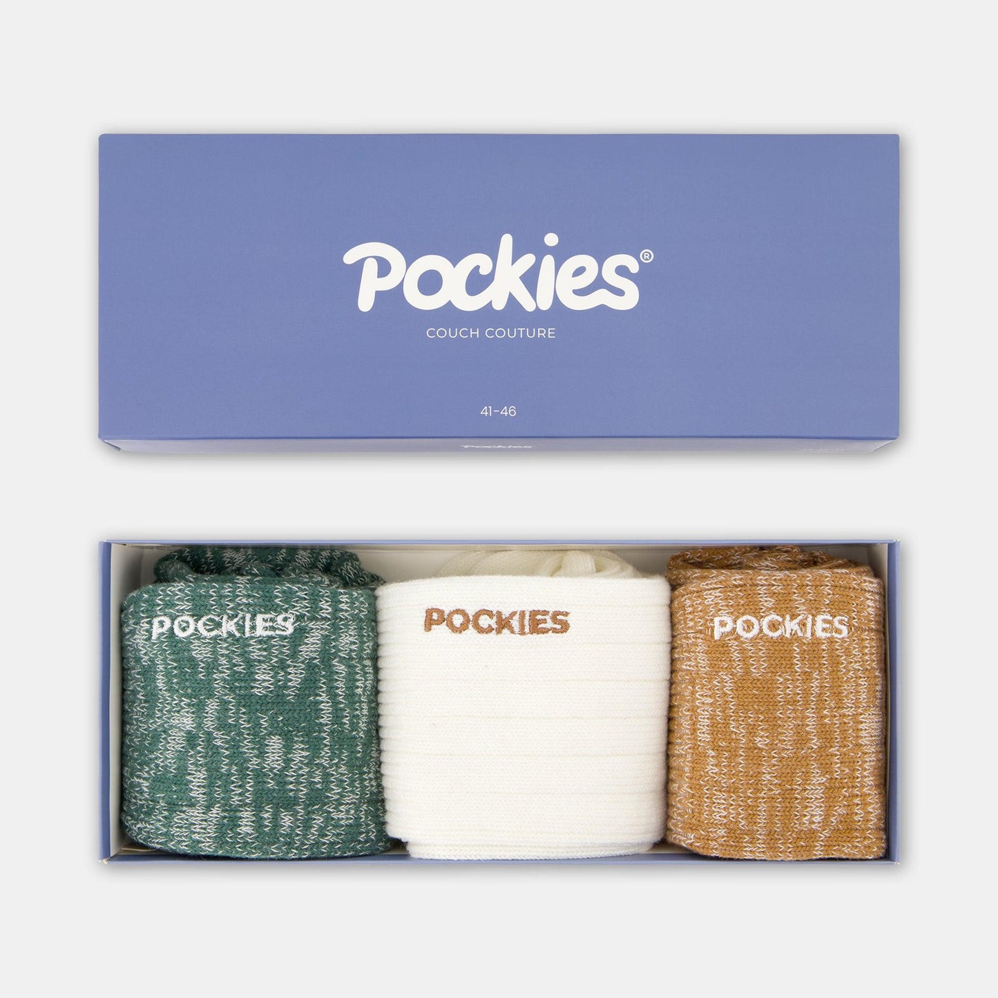 Pockies, 3-Pack Chunky Socks G/OW/TC