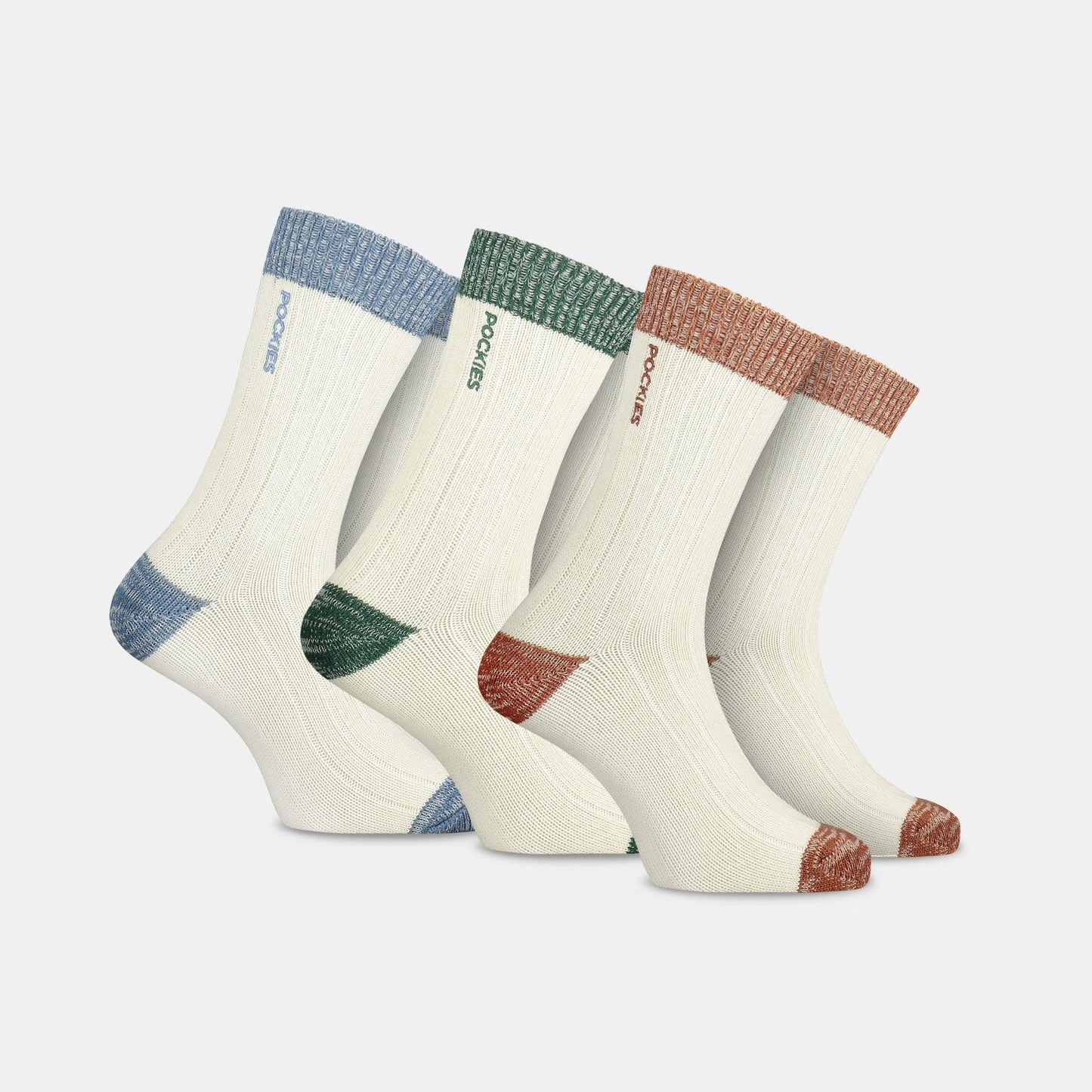 Pockies, 3-Pack Chunky Socks TCP/GP/BP