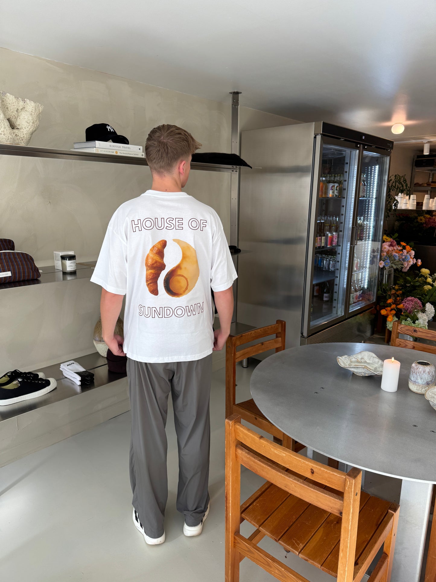 SUNDOWN, Perfect balance tee, Hvid