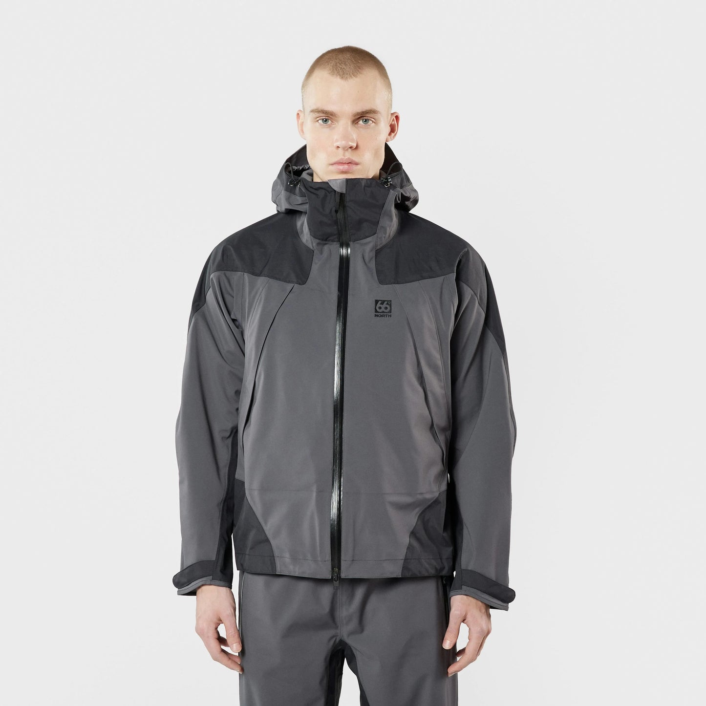 66 North, Dyngja Shell Jacket, Black/Grey