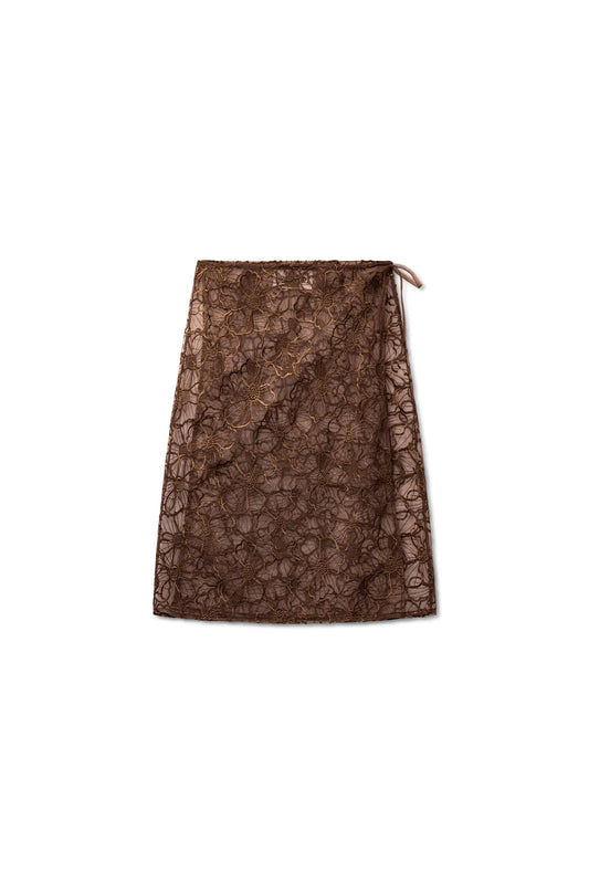 OpéraSport, ALBA LONG SKIRT, Brown