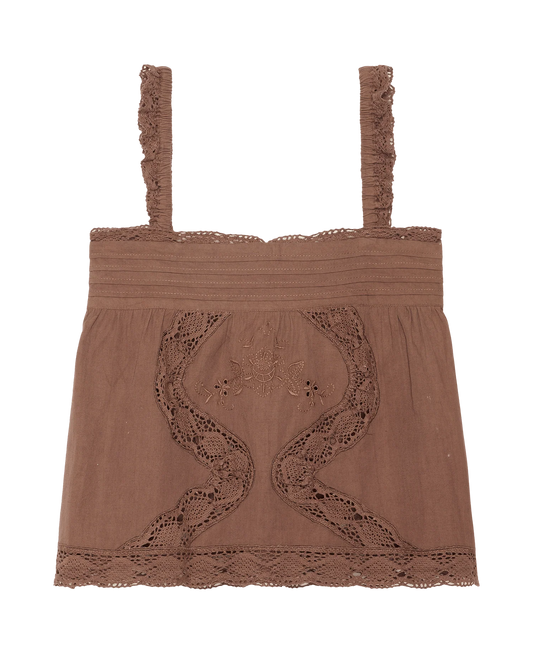 Sissel Edelbo, AGATHE STRAP TOP, MOLE