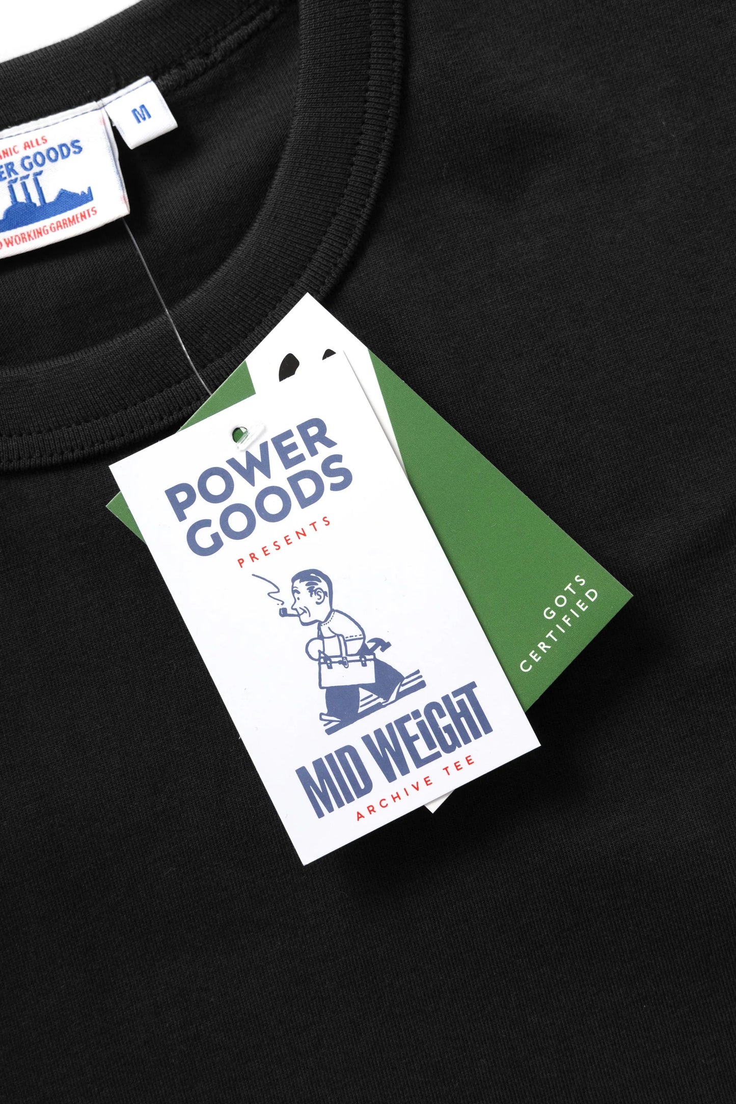 POWER GOODS, Archive T-Shirt, Black