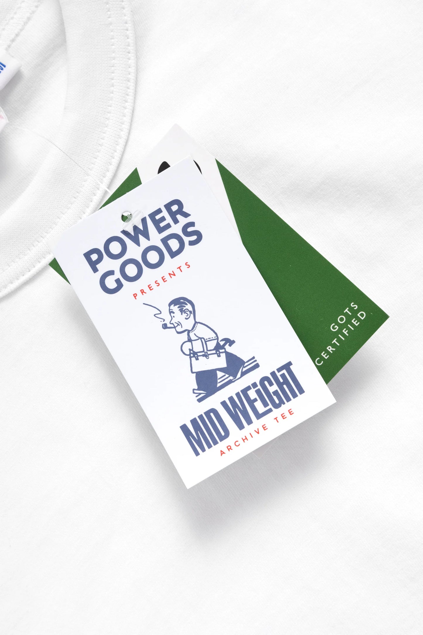 POWER GOODS, Archive T-Shirt, White