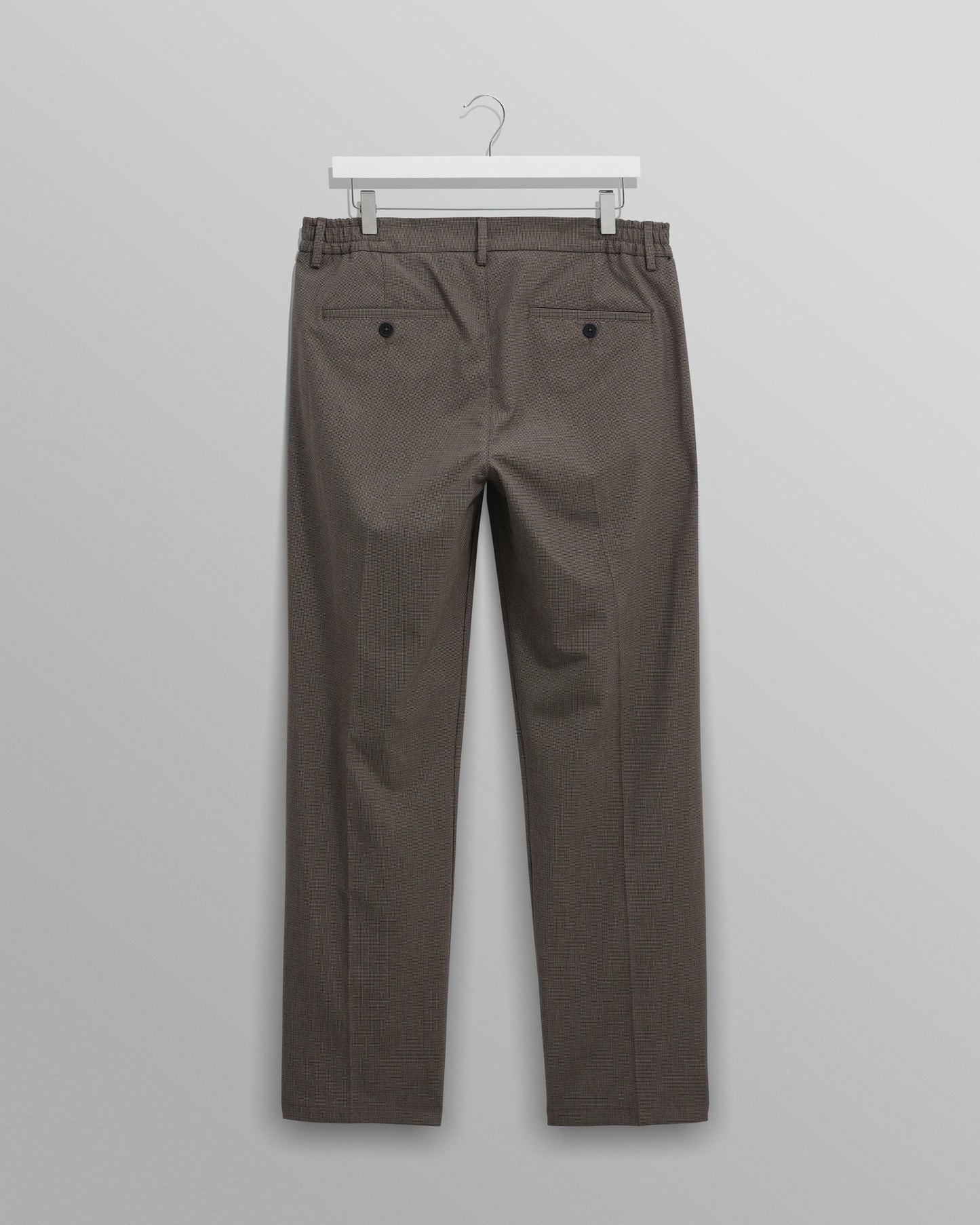 WAX London, Bayham Trouser, Mirco Puppytooth Brown
