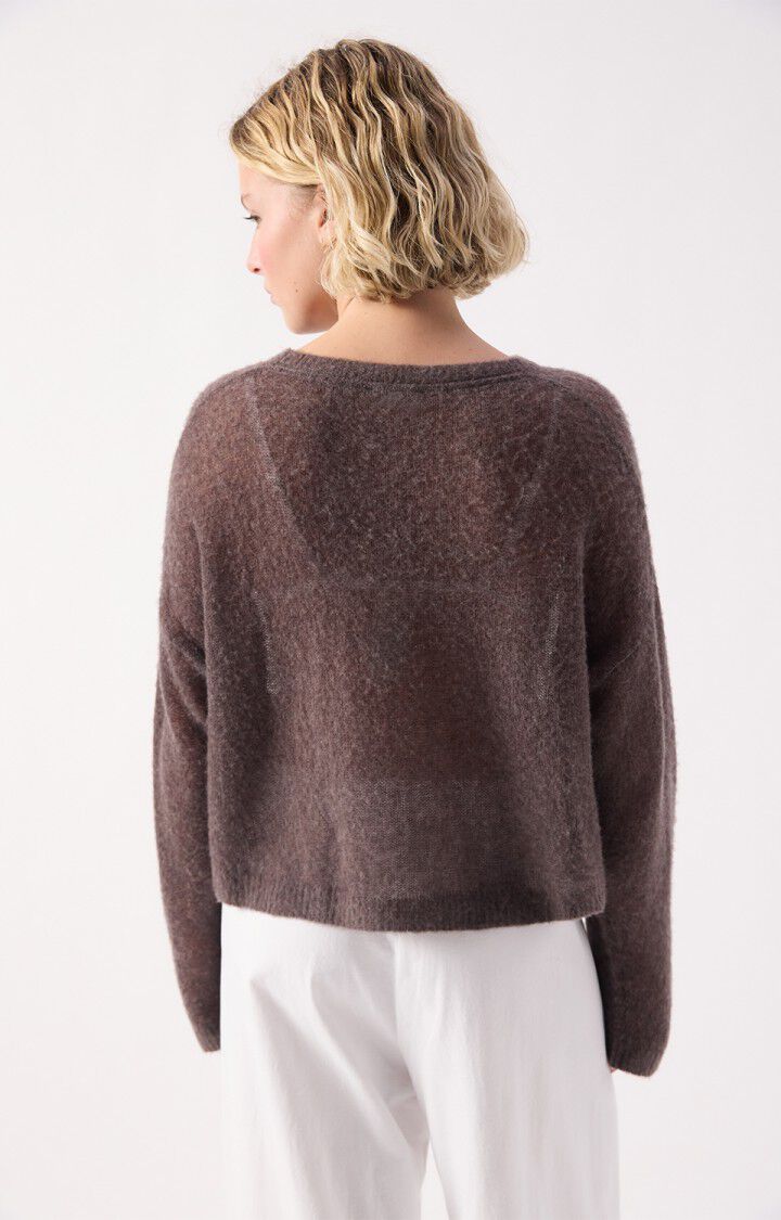 American Vintage, BODYROW CARDIGAN, MOTTLED HEDGEHOG