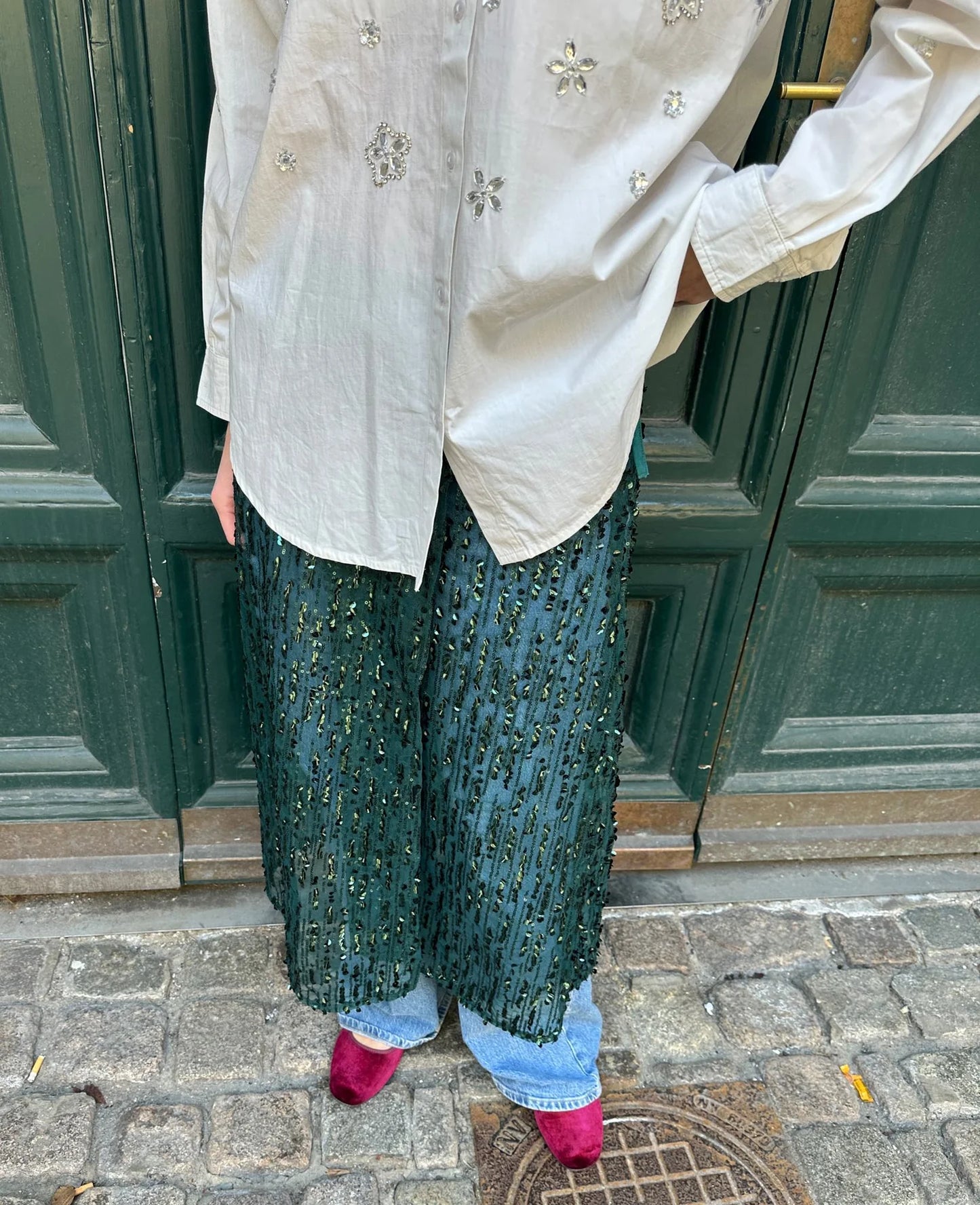 Sissel Edelbo, Betsy Wrap Skirt, Dark Green