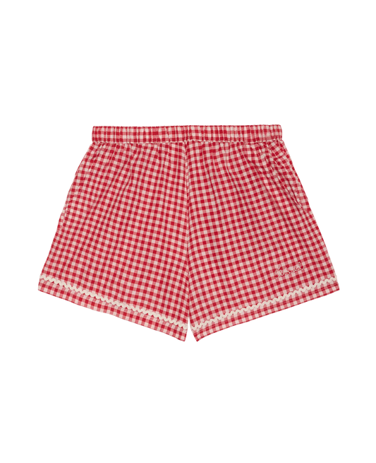 Sissel Edelbo, BOBBIE SHORTS, RED CHECKS