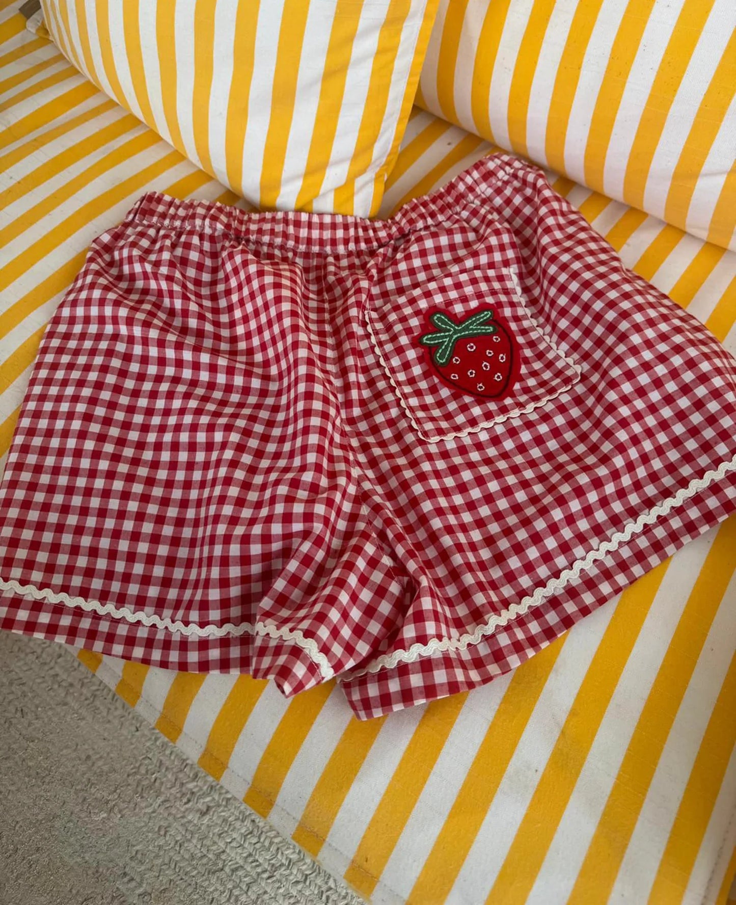 Sissel Edelbo, BOBBIE SHORTS, RED CHECKS