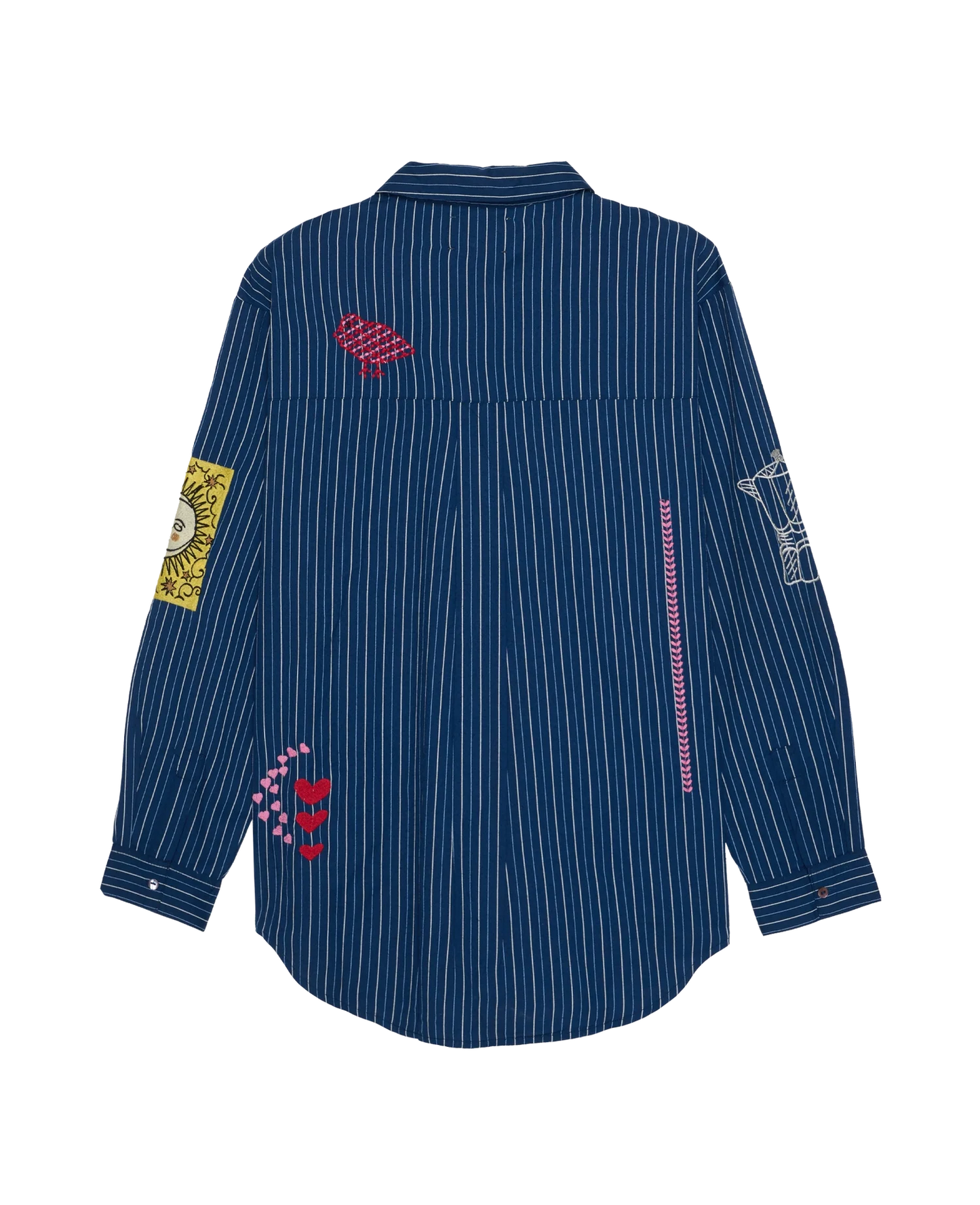 Sissel Edelbo, BRENNA SHIRT, NAVY STRIPES