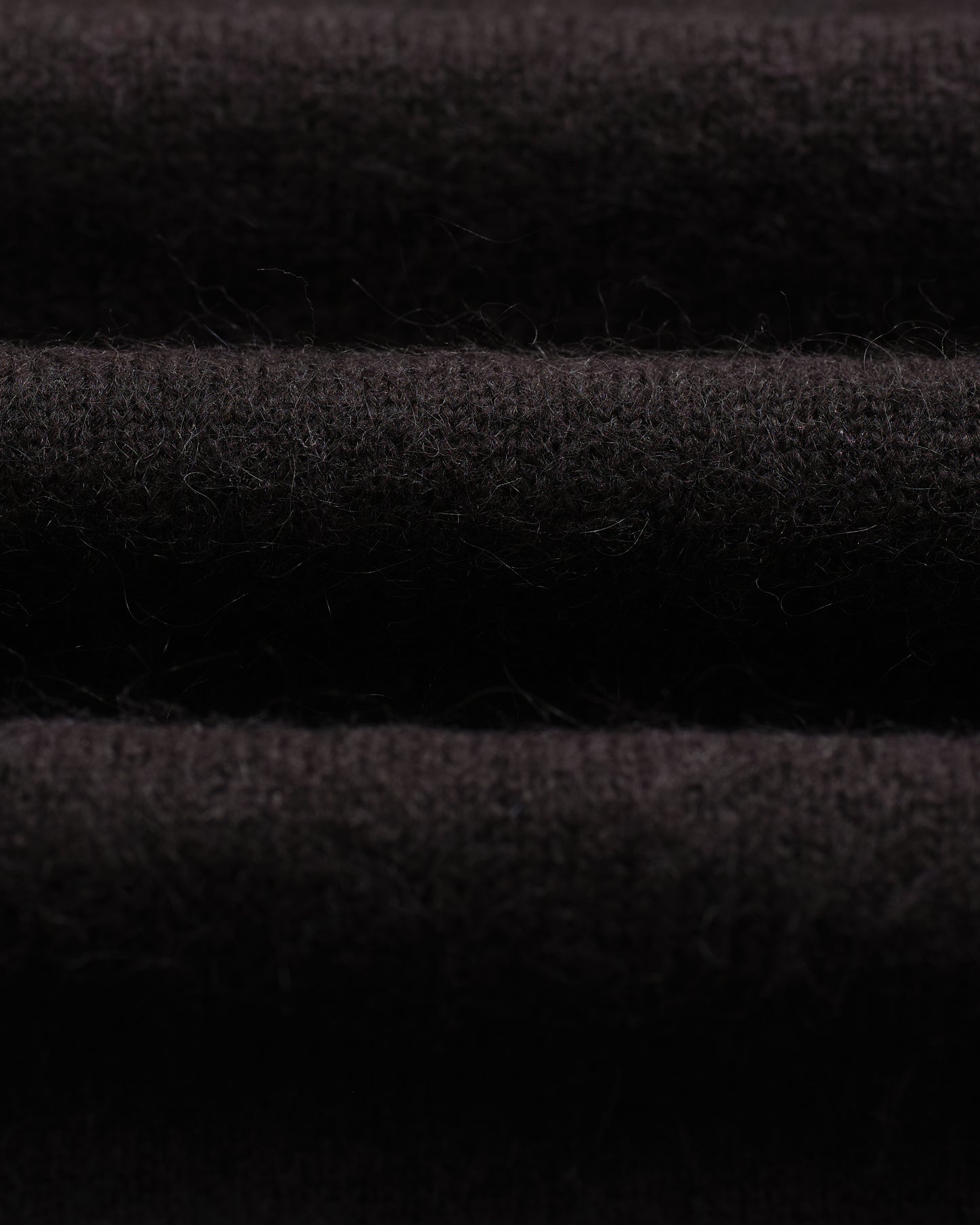 WAX London, Carter Polo Fluffy Wool Blend, Black
