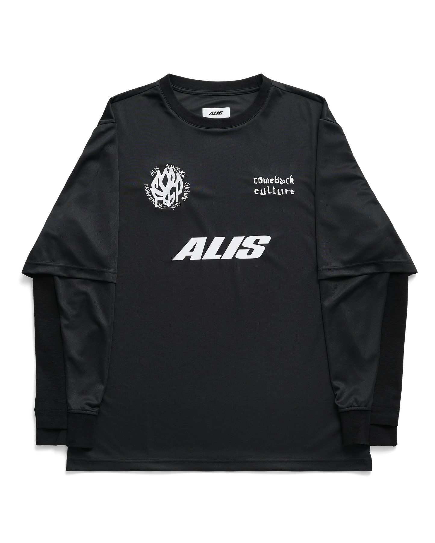 ALIS, Comeback Club 2-layer Jersey, Black