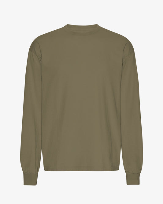 Colorful Standard, Oversized Organic LS T-Shirt, Dusty Olive