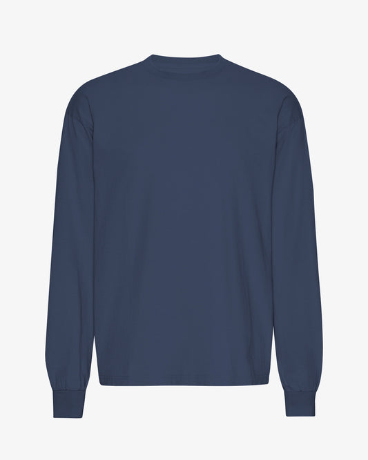 Colorful Standard, Oversized Organic LS T-Shirt, Petrol Blue