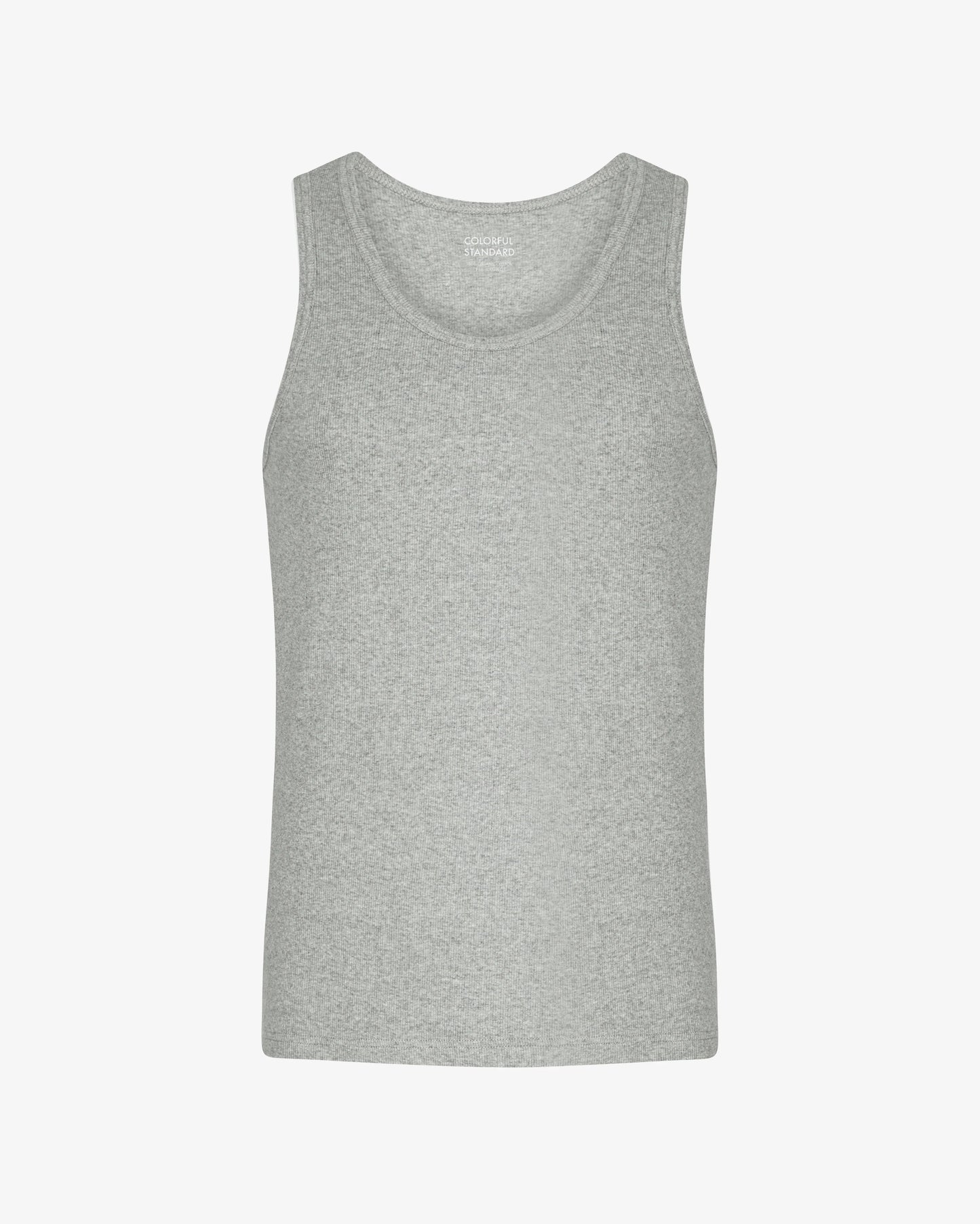 Colorful Standard, Organic Rib Tank Top, Heather Grey