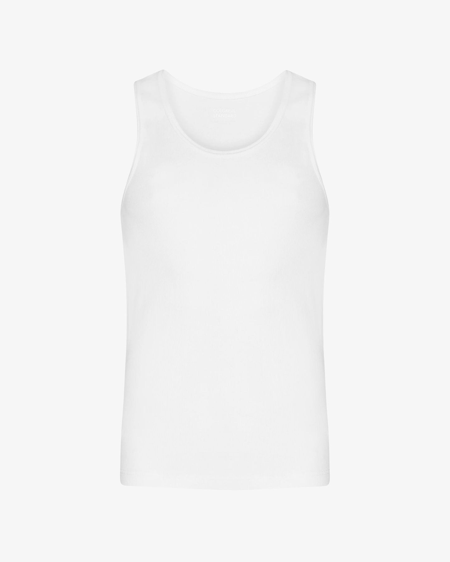 Colorful Standard, Organic Rib Tank Top, White