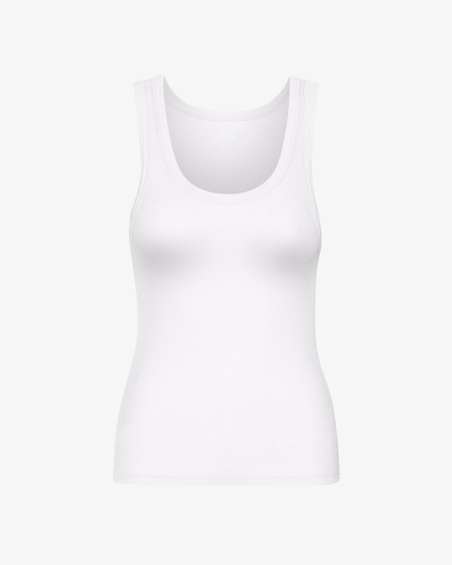 Colorful Standard, Women Organic Rib Tank Top - Optical White