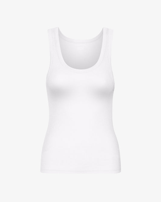 Colorful Standard, Women Organic Rib Tank Top - Optical White