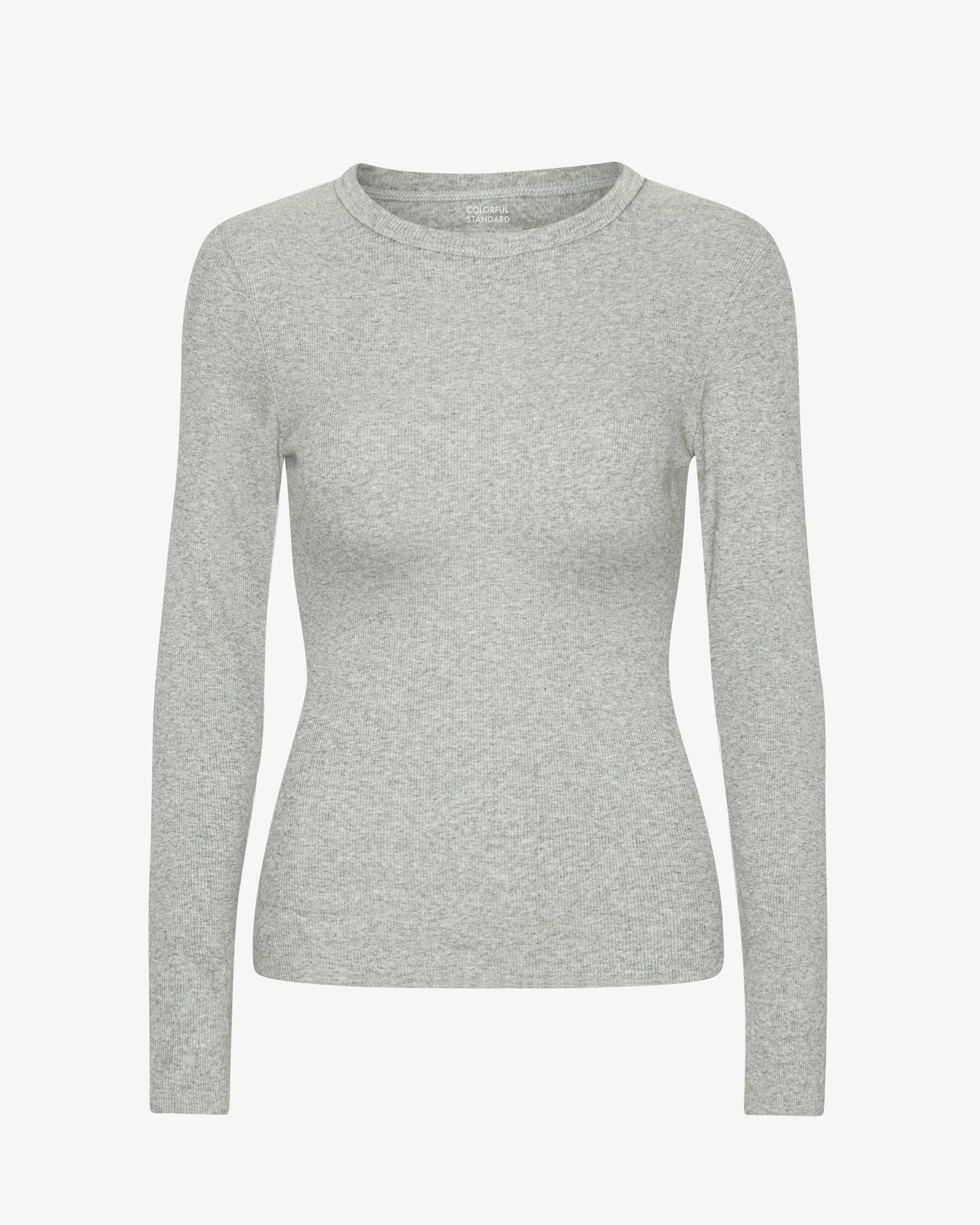 Colorful Standard, Organic Rib LS T-Shirt, Heather Grey