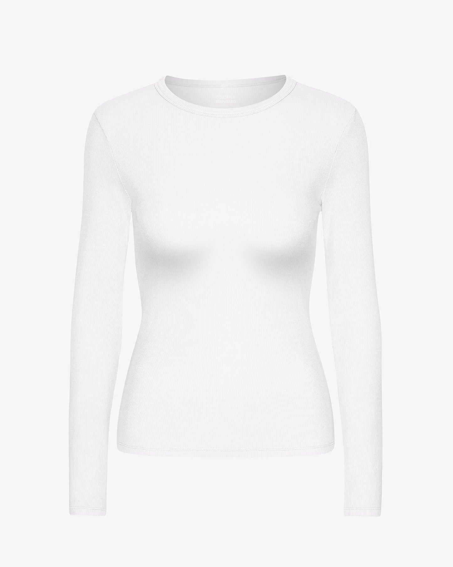 Colorful Standard, Organic Rib LS T-Shirt, Optical White