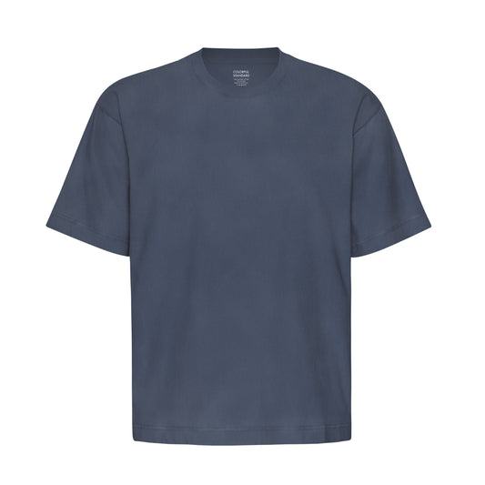 Colourful Standard, Oversized Organic T-Shirt,  Neptune Blue