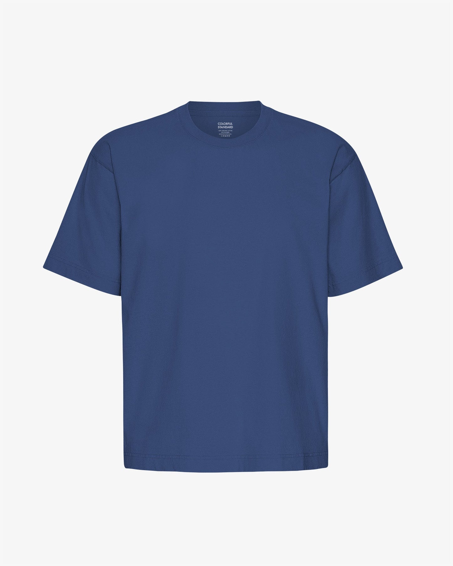 Colourful Standard, Oversized Organic T-Shirt, Marine Blue