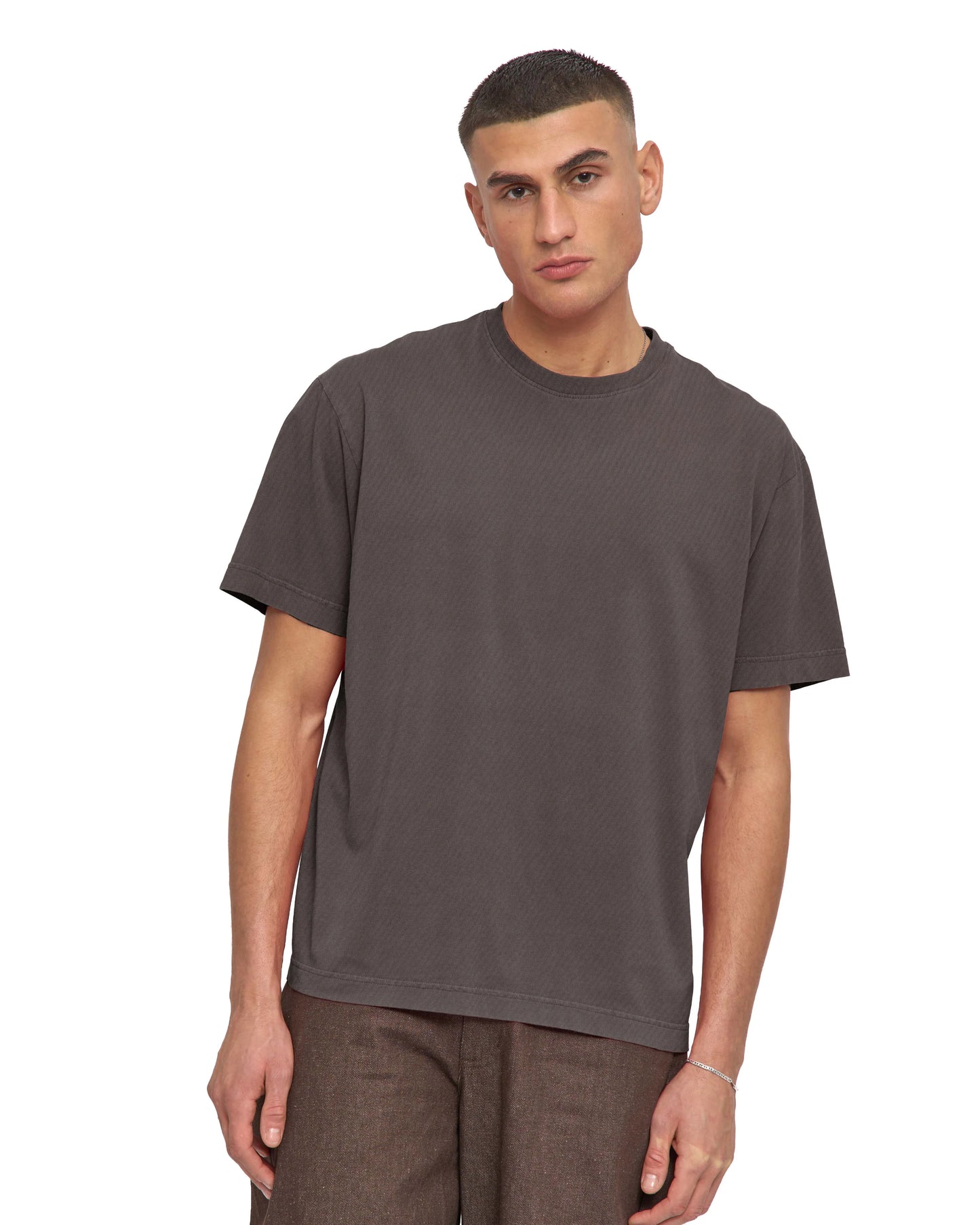 Colourful Standard, Oversized Organic T-Shirt, Faded Mud
