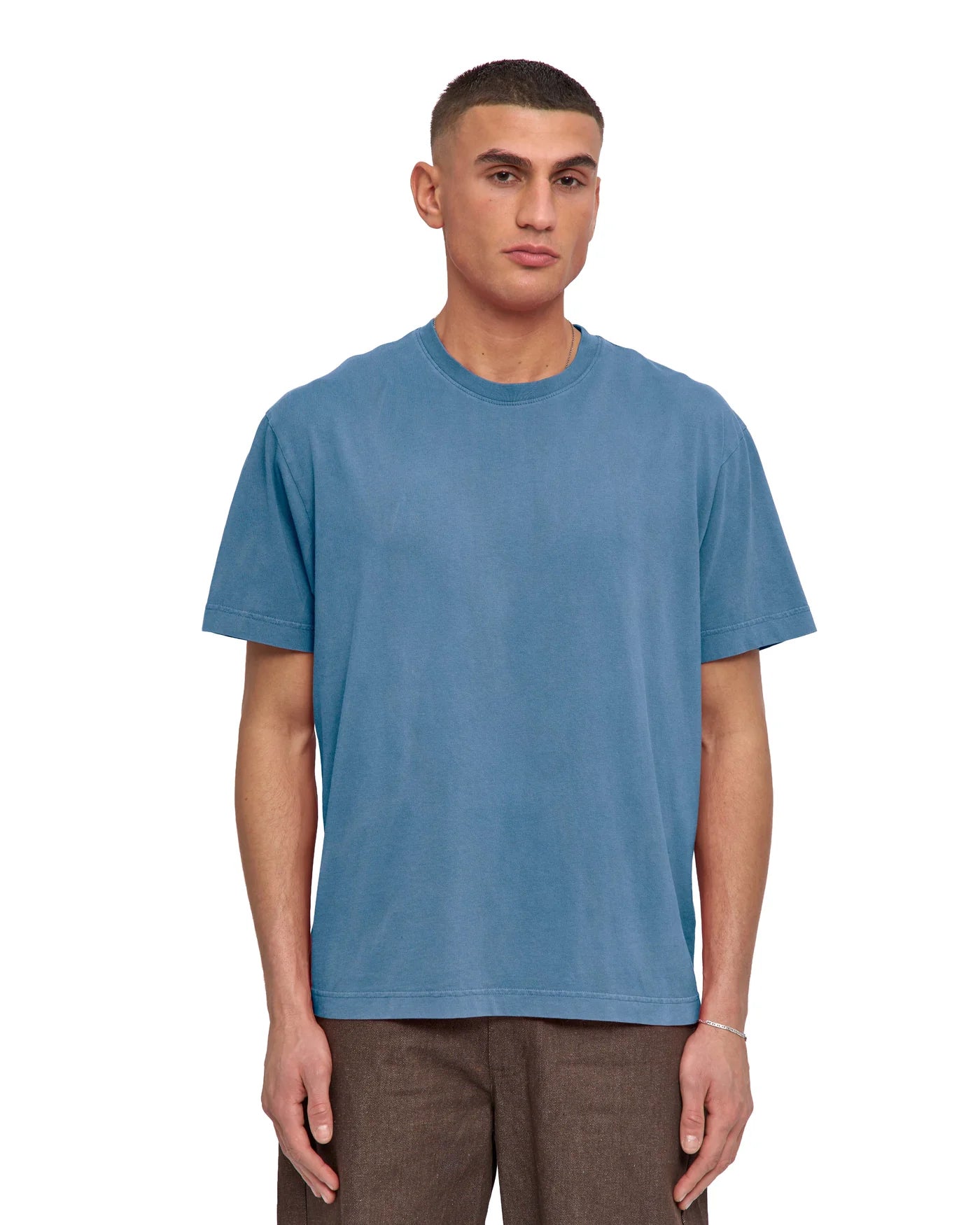 Colourful Standard, Oversized Organic T-Shirt, Faded Indigo