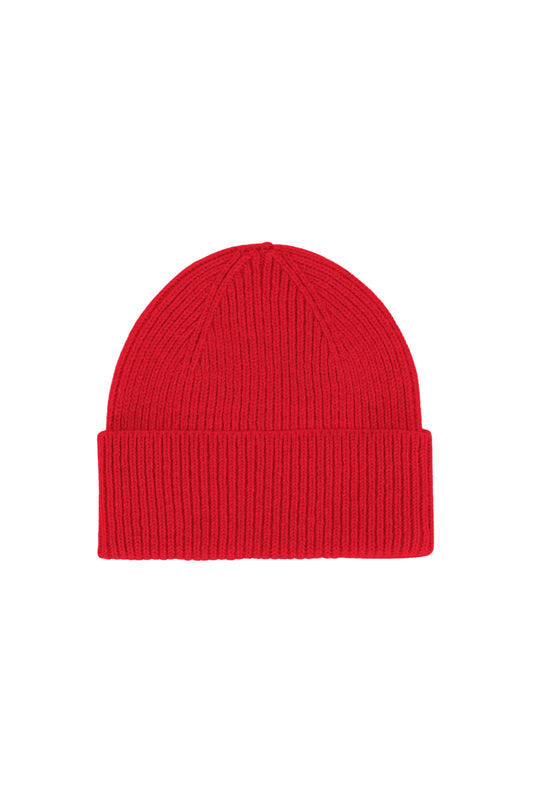 Colourful Standard, Merino Wool Beanie, Scarlet Red