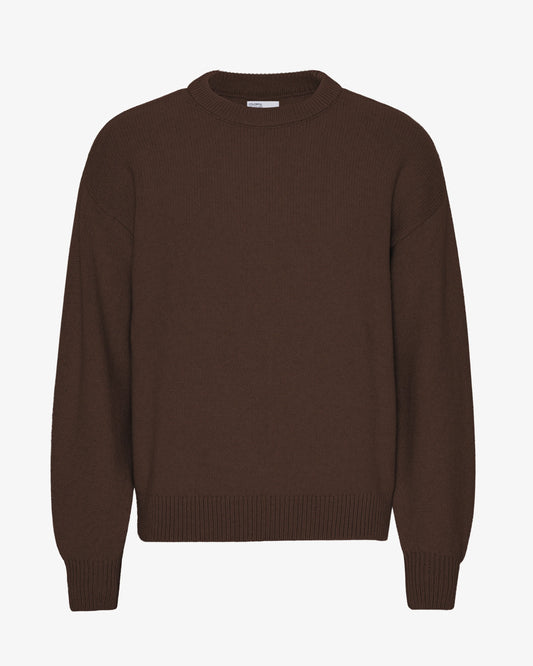 Colorful Standard, Oversized Merino Wool Crew, Coffee Brown