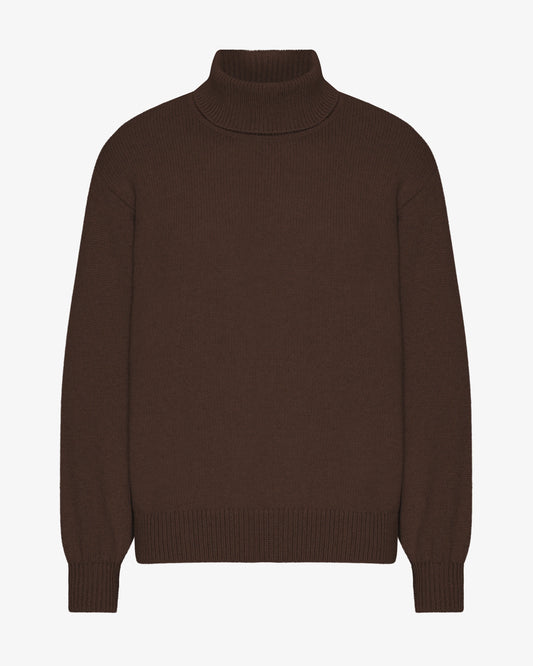 Colorful standard, Merino Wool Turtleneck, Coffee Brown