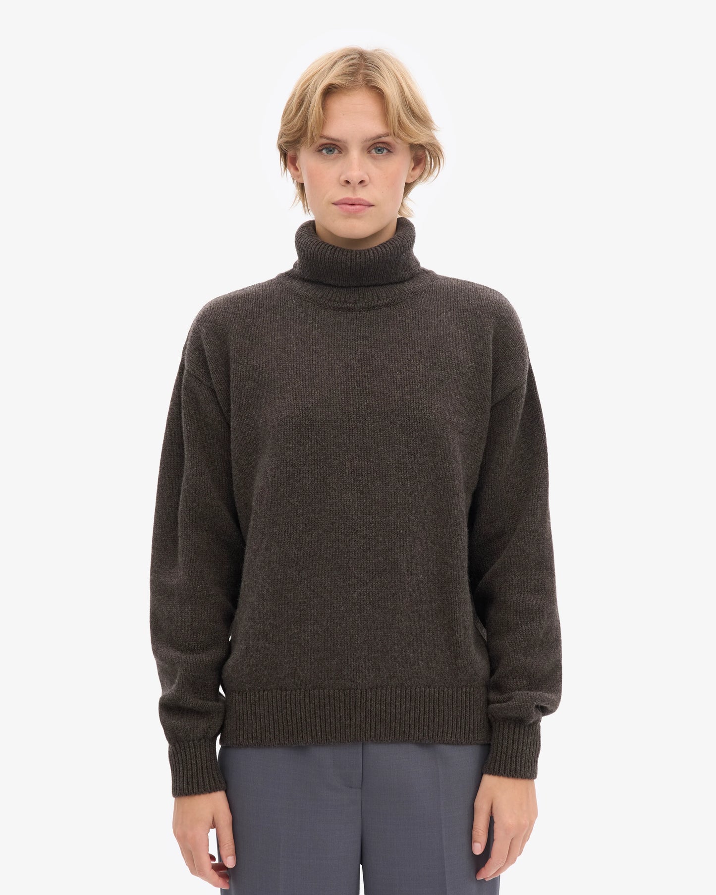 Colorful standard, Merino Wool Turtleneck, Coffee Brown