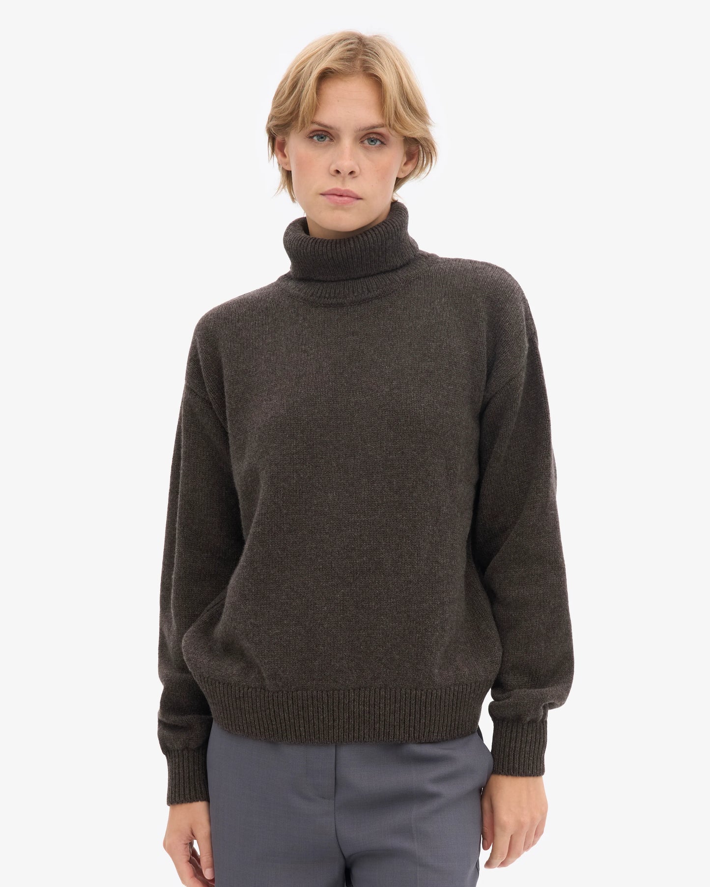 Colorful standard, Merino Wool Turtleneck, Coffee Brown