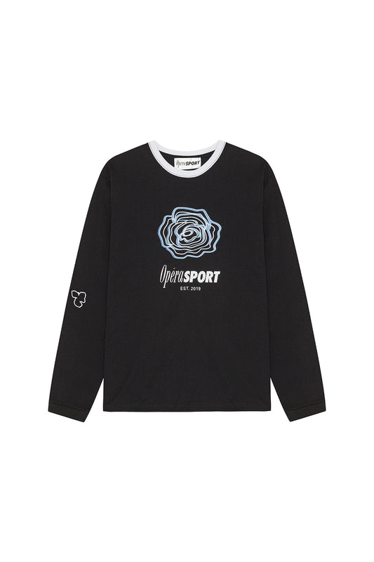 OperáSport, David Unisex Langærmet T-shirt, Sort