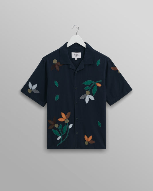 WAX London, Didcot SS Shirt, BLOOM Applique