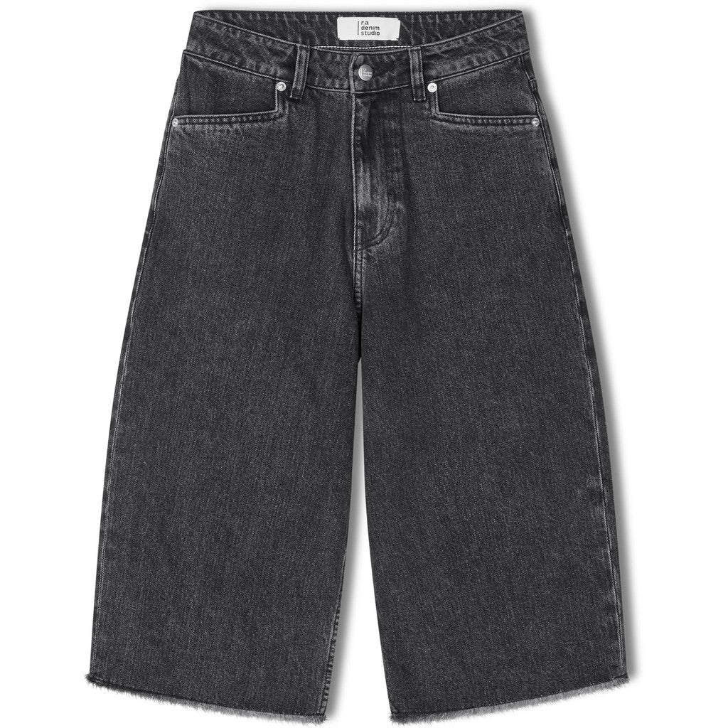 R.A Denim, D40 Balloon Shorts, Dark Grey