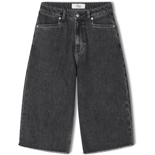R.A Denim, D40 Balloon Shorts, Dark Grey