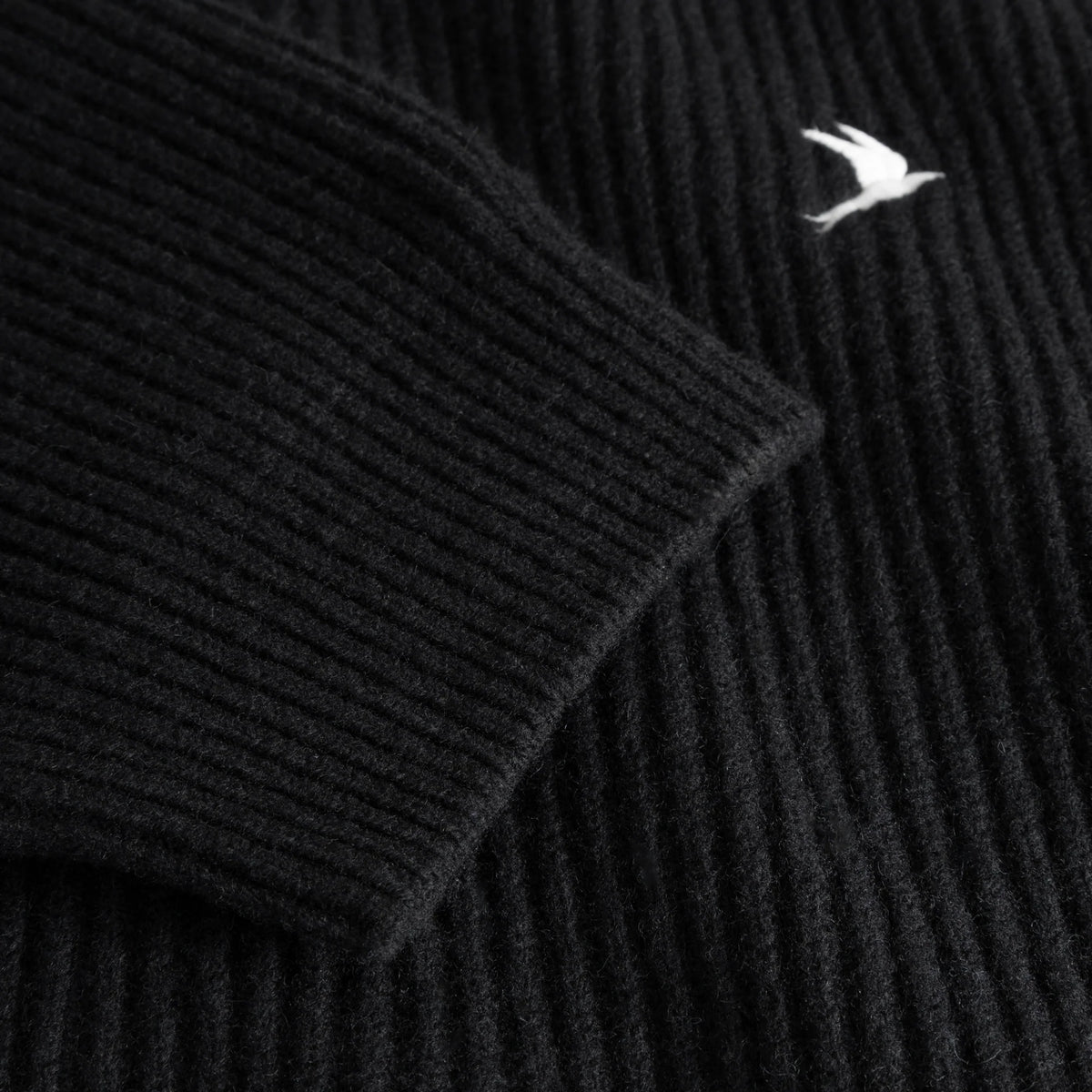66 NORTH, Vonarstræti Zipped Wool Sweater, Black