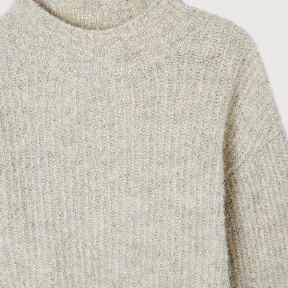 American Vintage, Women's jumper East, Melange powder snow