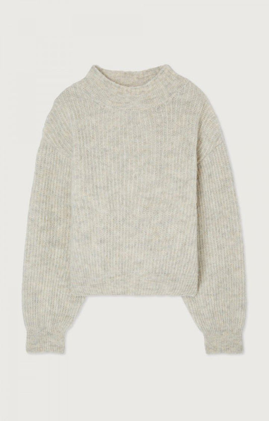 American Vintage, Women's jumper East, Melange powder snow
