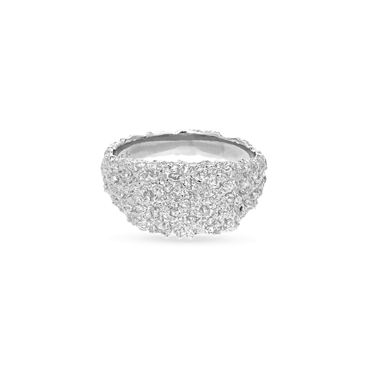 Jane Kønig, Organic Signet Ring, Sølv