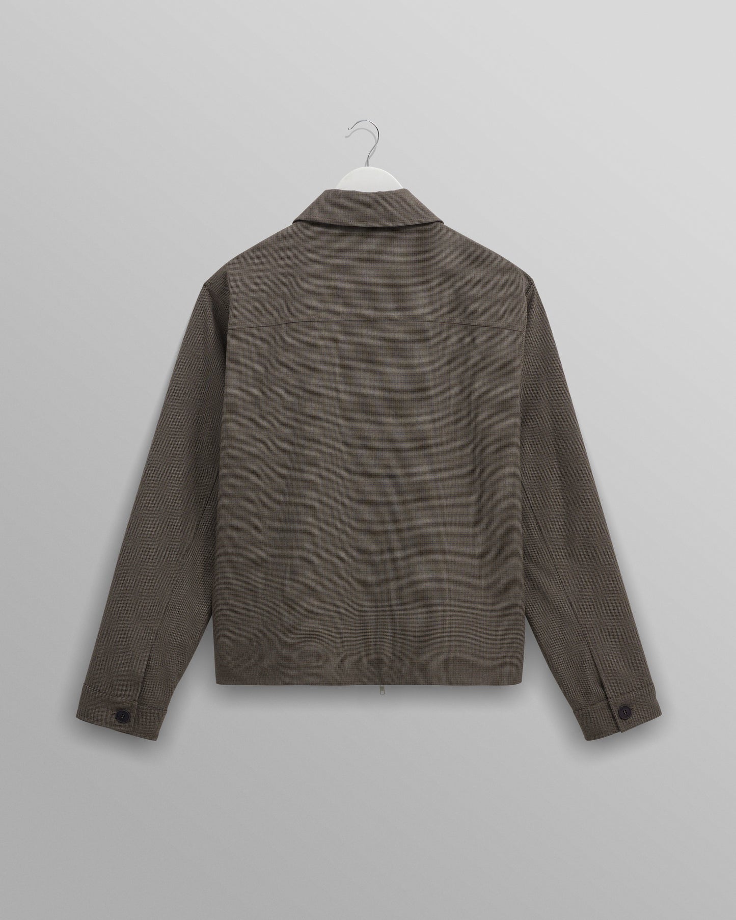 WAX London, Eldon Jacket, Micro Puppytooth Brown