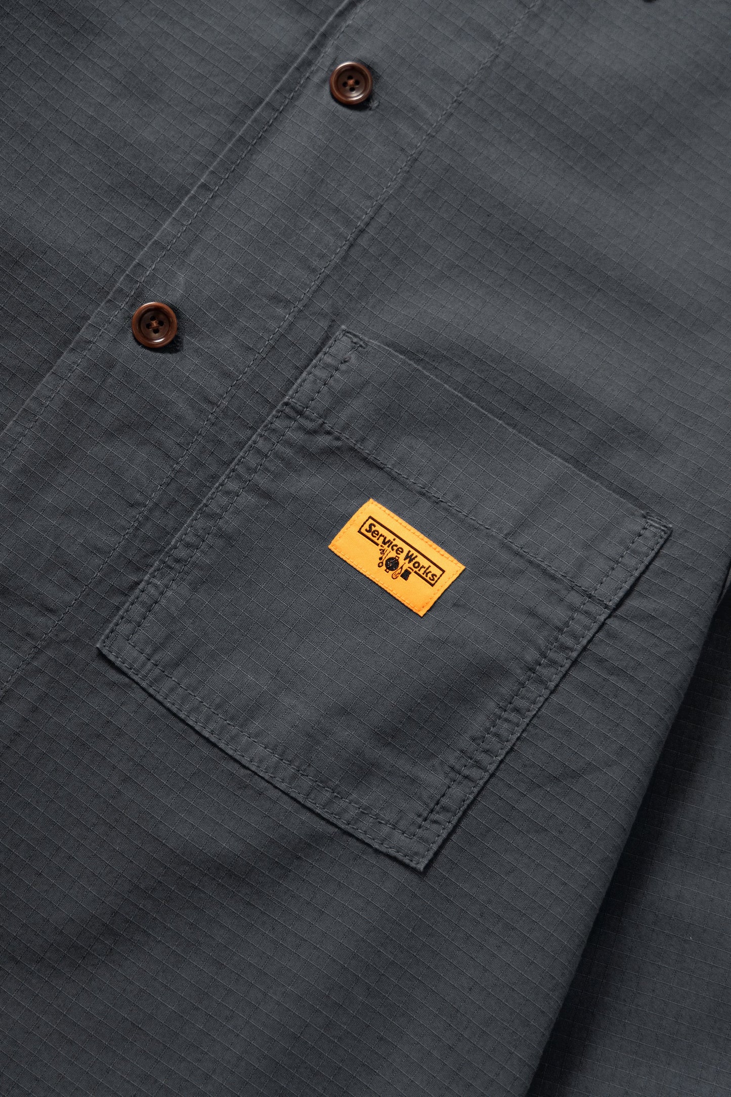 Service Works, Ripstop Front Of House Jacket, Washed Black