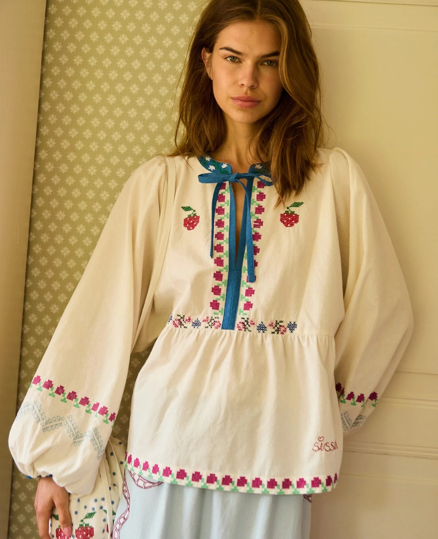 Sissel Edelbo, FALKA TOP, Off White