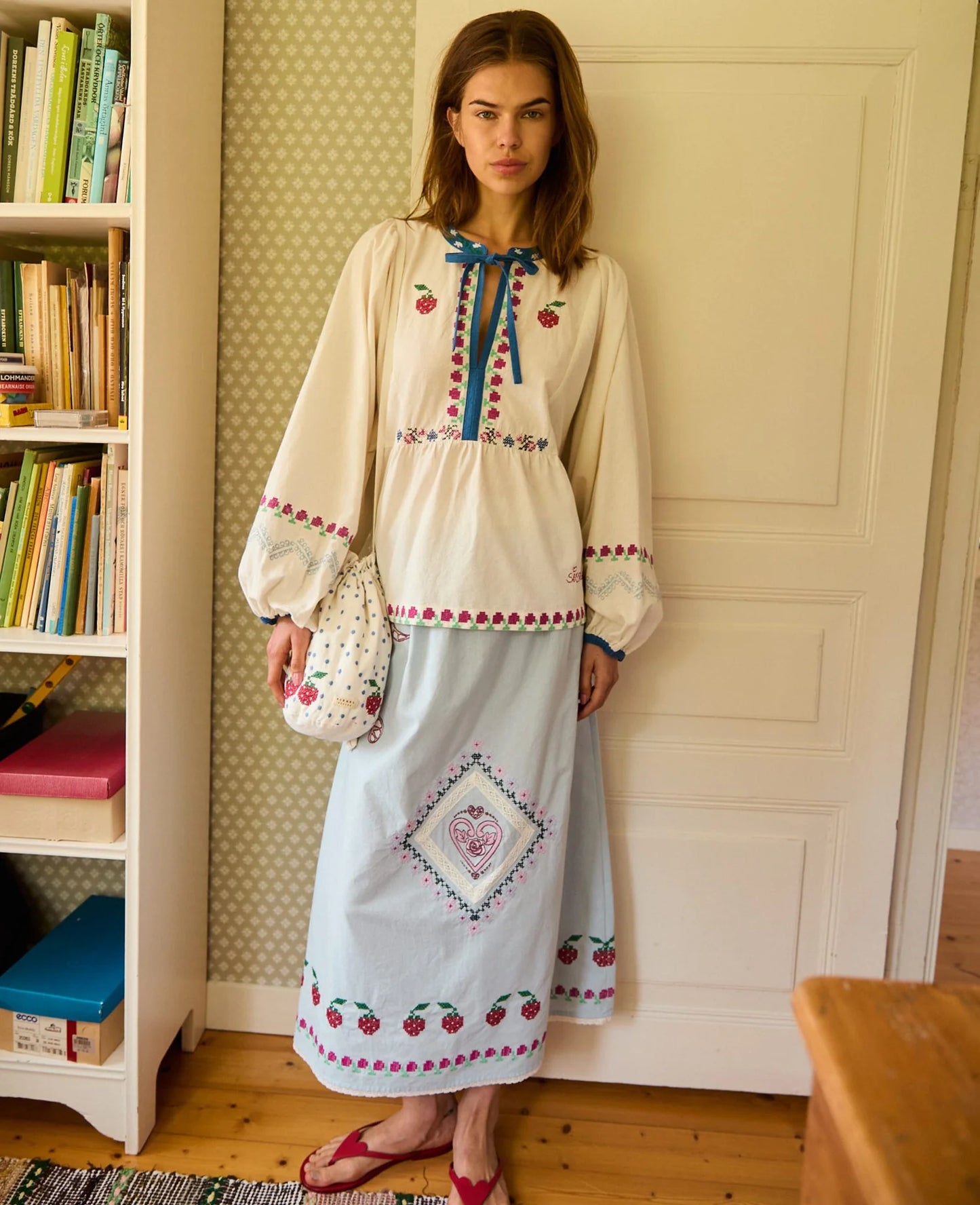 Sissel Edelbo, FALKA TOP, Off White