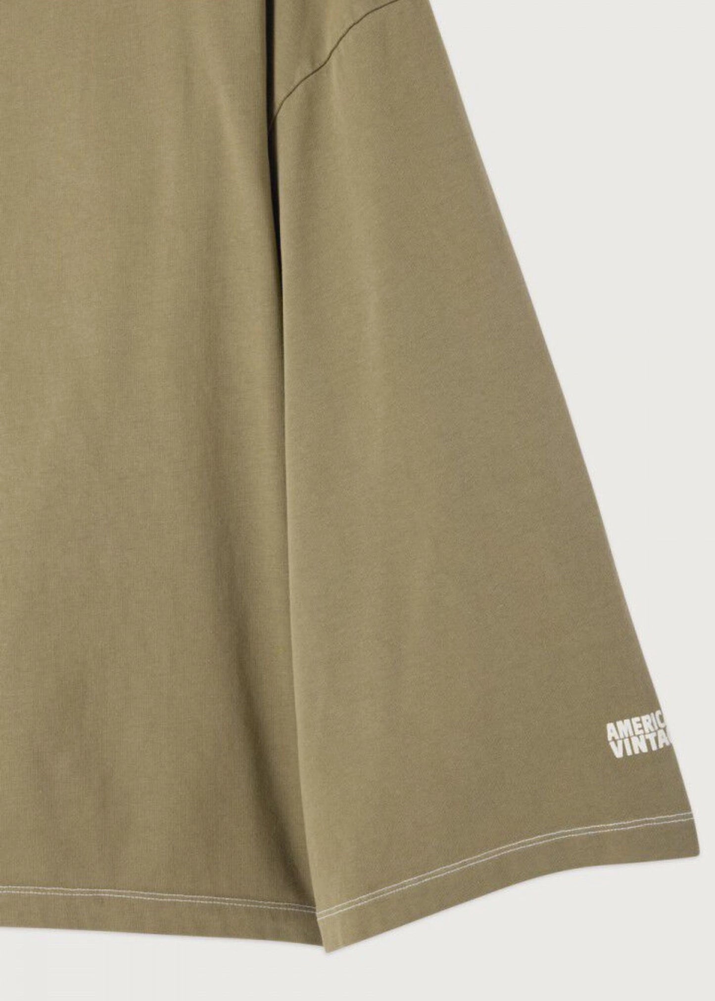 American Vintage, Fizvalley L/S T-shirt, Origan vintage